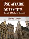 Cover image for Une Affaire de Famille